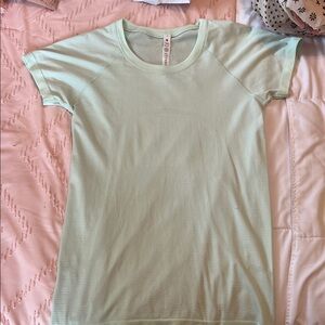 Mint Green Lululemon Swiftly Tech shirt